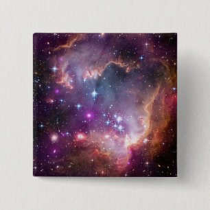 Galactic Rymden Lila Knapp