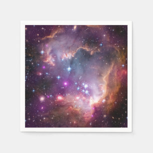 Galactic Rymden Lila Nebulae Pappersservett
