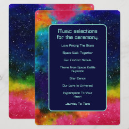 Galactic Sci-Fi Bröllop Music Program