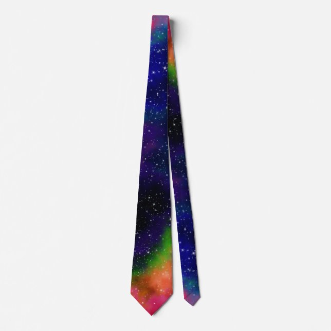 Galactic Sci-Fi Bröllop Neck Tie Slips (Framsida)