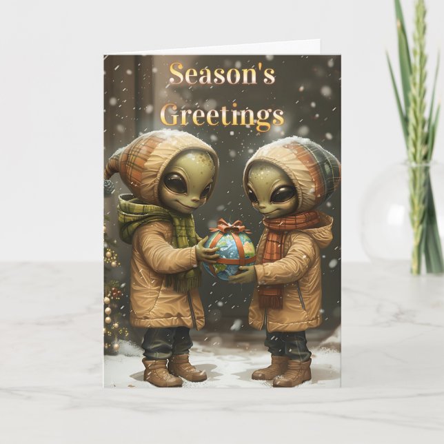 Galactic Season hälsningar Kort (Framsida)