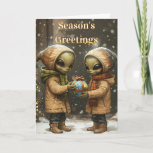 Galactic Season hälsningar Kort