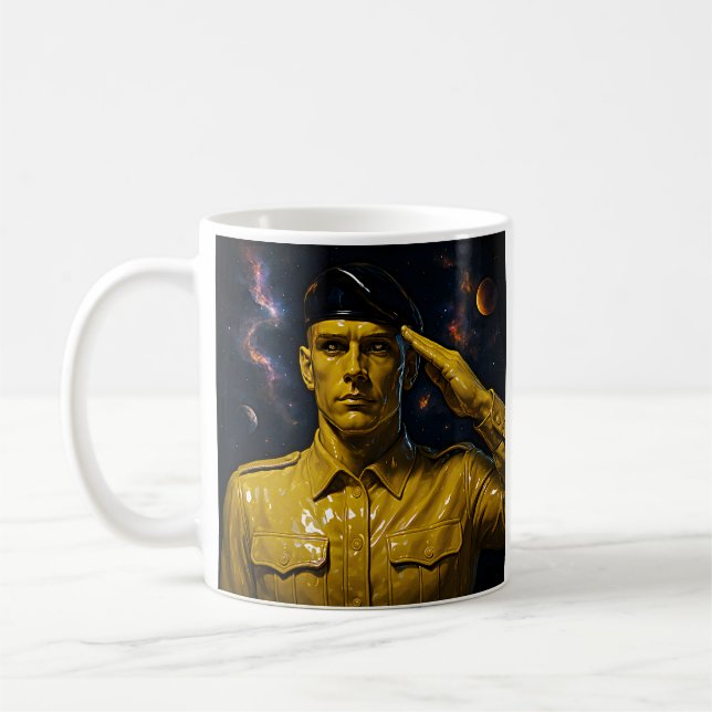 Galactic Soldier Salute Kaffemugg (Vänster)