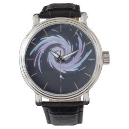 Galactic Spiral Galaxy Watch Cosmic Nebula Space  Armbandsur