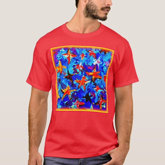 Galactic Stars Dreams. Köp nu T Shirt (Framsida)