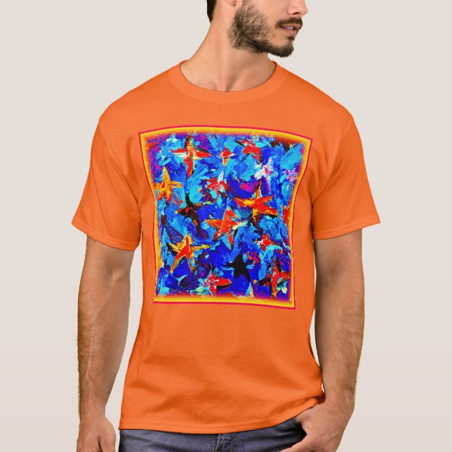 Galactic Stars Dreams. Köp nu T Shirt (Framsida)