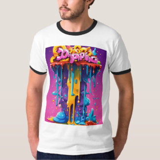 Galactic Swirl: Gravity-Thned T-Shirt