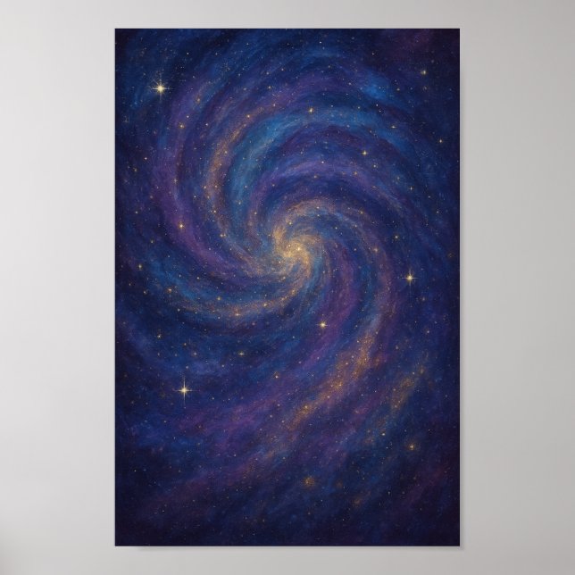 Galactic Swirl Poster (Framsidan)