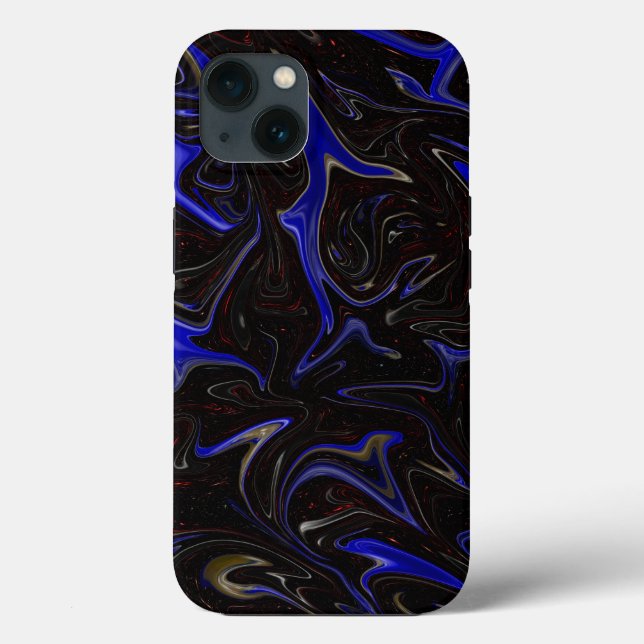 "Galactic Swirl: the Blue and Black Space Marble" (Baksida)