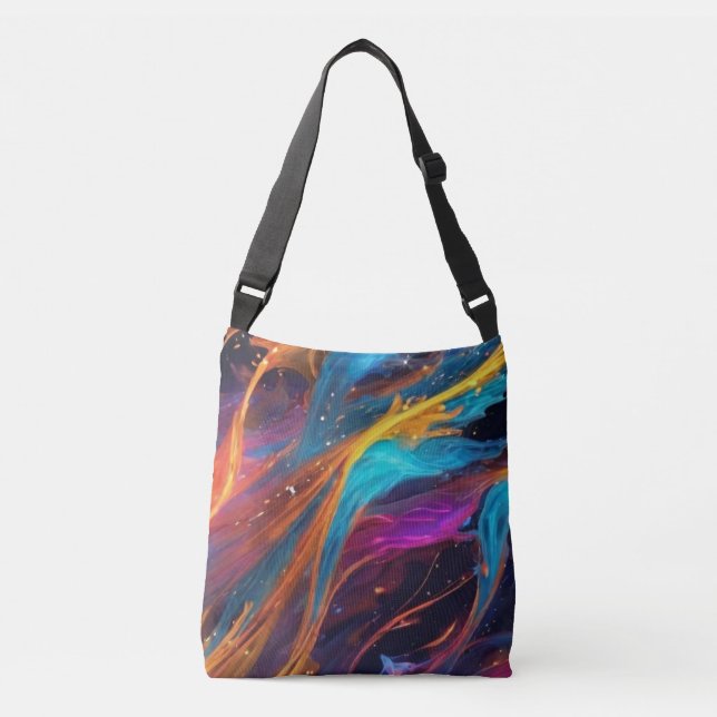 Galactic Swirls Axelväska (Framsida)