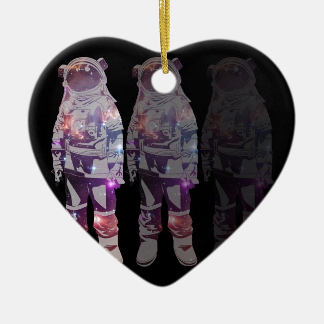 Galactic Traveler Julgransprydnad Keramik (Framsidan)