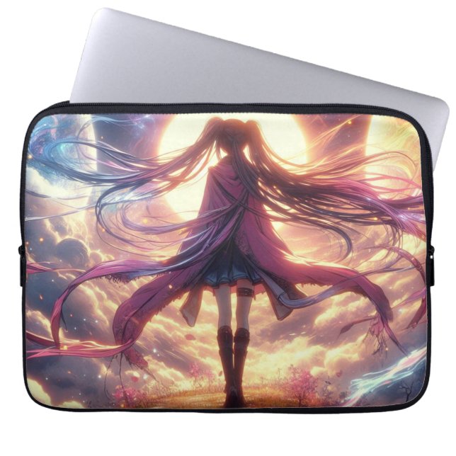Galactic Twilight: Whispers of the Cosmos Laptop Fodral (Framsidan)