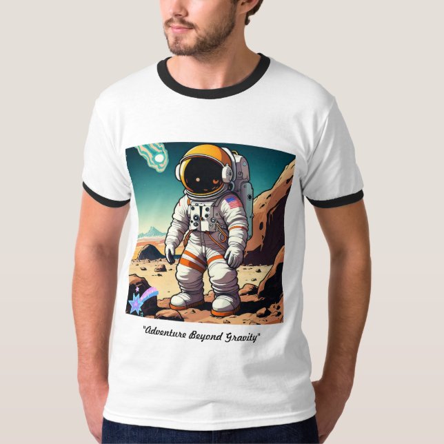 "Galactic Wanderlust" T Shirt (Framsida)
