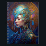 Galactice Queen Science fiction Fantasy Art Anteckningsbok<br><div class="desc">Fantasy,  Sci-fi & Horror art av Lunarium.</div>