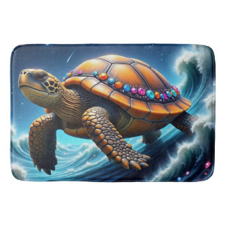 Galactice Sea Turtle Badrumsmatta