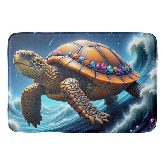 Galactice Sea Turtle Badrumsmatta (Framsidan)