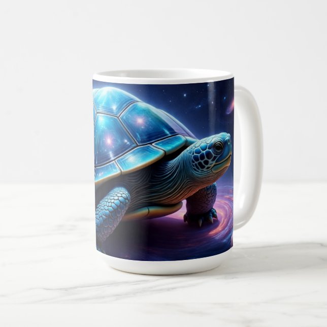 Galactice Sea Turtle Kaffemugg (Framsida höger)