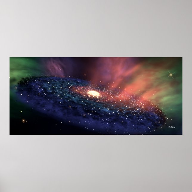 Galacticism - Galaxy 013, av Joseph A. Wraith Poster (Framsidan)