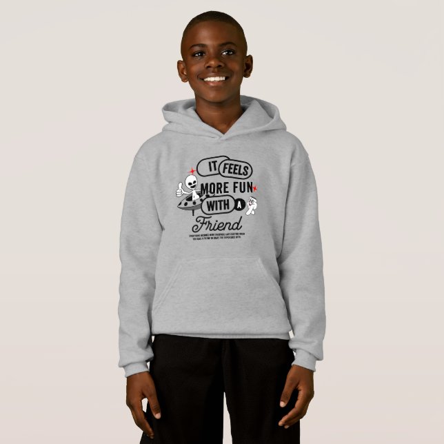 Galactiskt Friends Space | Barn T Shirt (Hel framsida)
