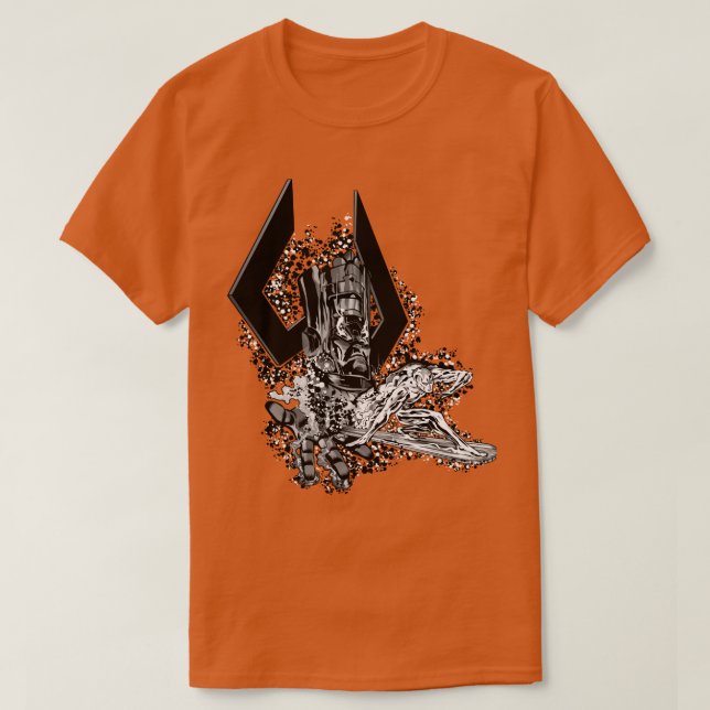Galactus Silver SurferPerfect Gift För manar och W T Shirt (Design framsida)