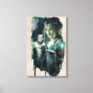 Galadriel, ELROND™ & grafiska Gandalf Canvastryck