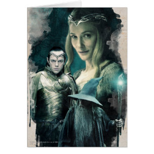 Galadriel, ELROND™ och Gandalf-grafik Hälsningskort