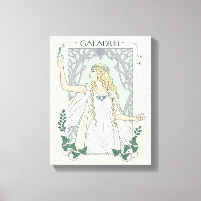 Galadriel Ljus av Valinor Grafik Canvastryck (Framsida)