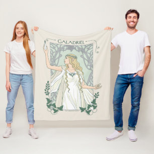 Galadriel Ljus av Valinor Grafik Fleecefilt