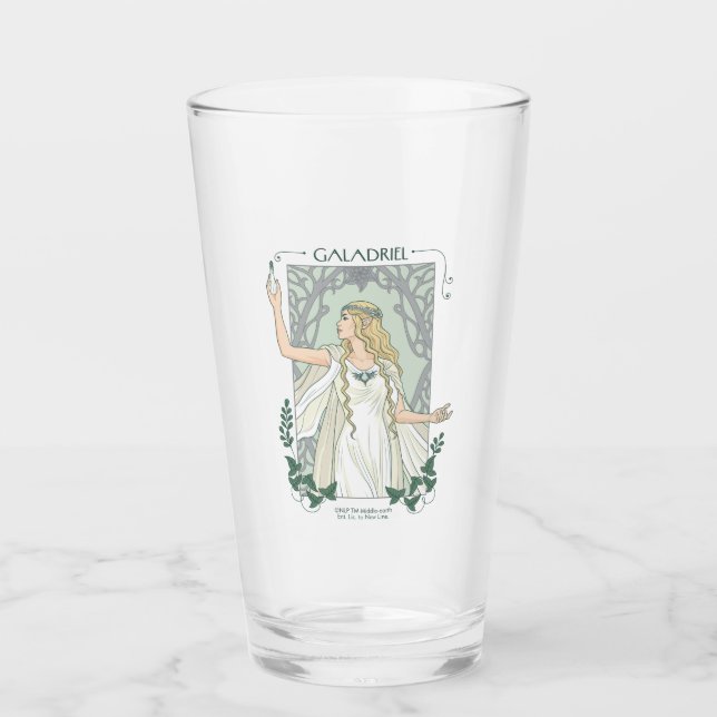 Galadriel Ljus av Valinor Grafik Glaskopp (Framsida)