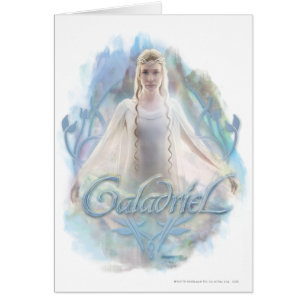 Galadriel med Namn Hälsningskort