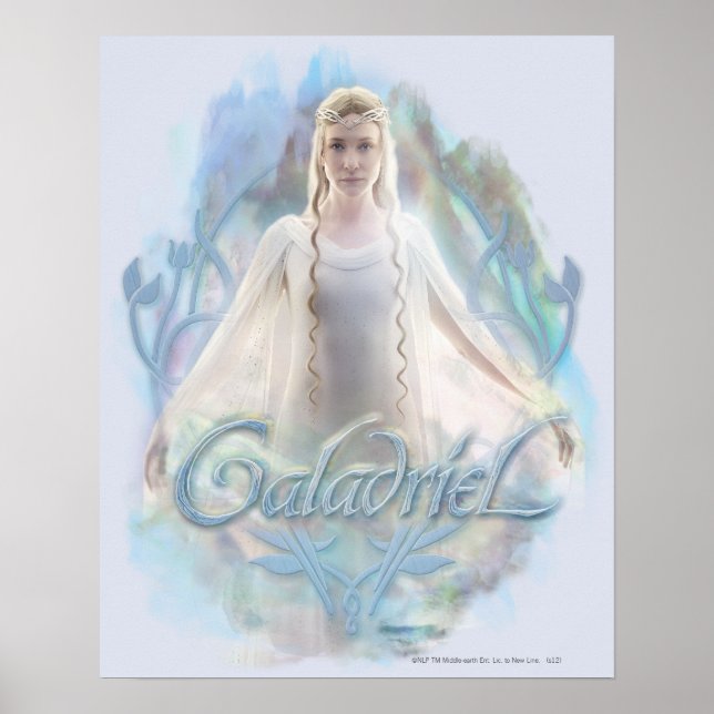 Galadriel med Namn Poster (Framsidan)