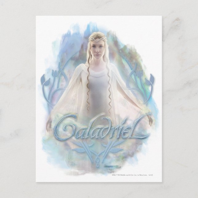 Galadriel med Namn Vykort (Framsida)