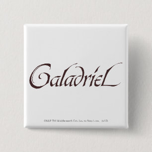Galadriel Namn Solid Knapp