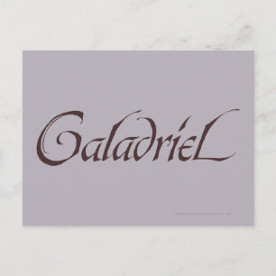 Galadriel Namn Solid Vykort