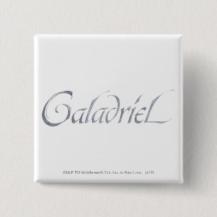 Galadriel Namn Texturerad Knapp