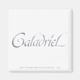 Galadriel Namn Texturerad Magnet