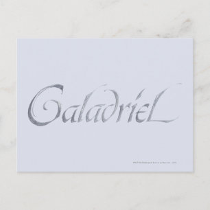 Galadriel Namn Texturerad Vykort