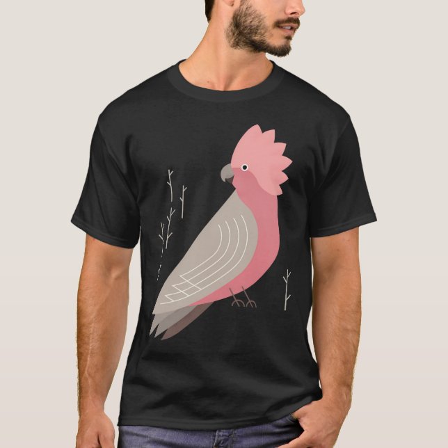 Galah Bird of Australia T Shirt (Framsida)