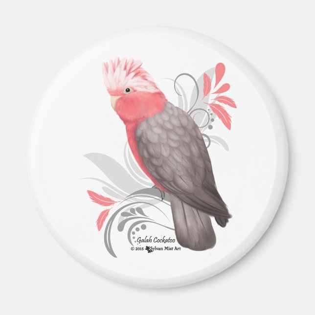 Galah Cockatoo Magnet (Framsidan)