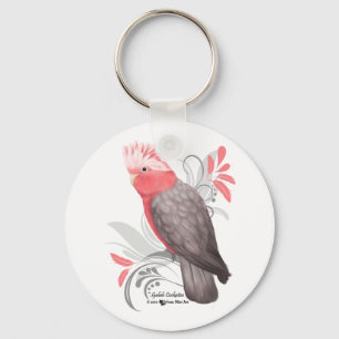 Galah Cockatoo Nyckelring
