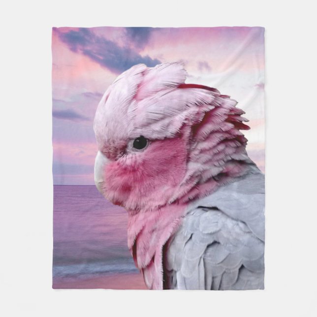 Galah kakadua fleecefilt (Framsidan)