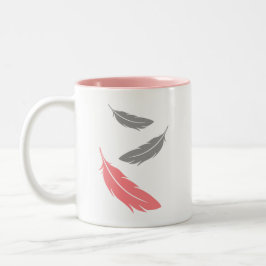 Galah kakadua Två-Tonad mugg