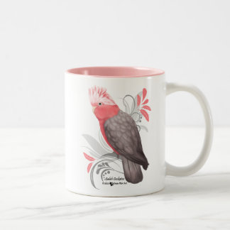 Galah kakadua Två-Tonad mugg