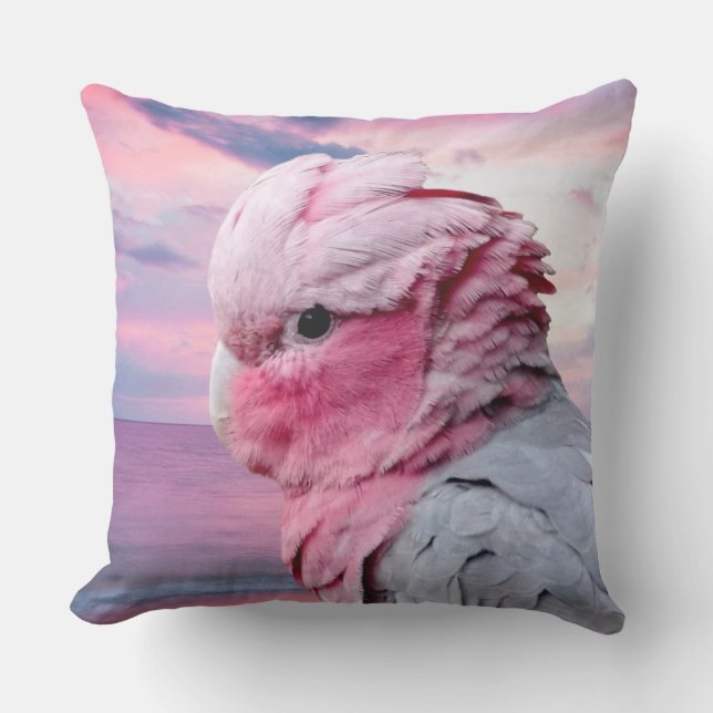 Galah kakadua utomhuskudde (Framsida)