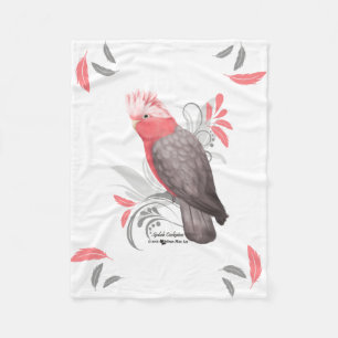 Galah kakaduafilt fleecefilt