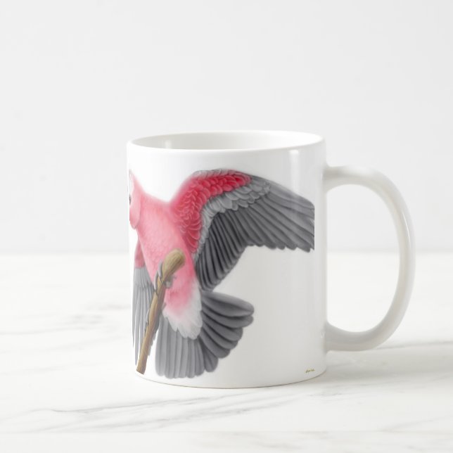 Galah ro gådd mot kakaduamugg kaffemugg (Höger)