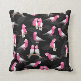 Galah rosa cockatoo mönster kudde
