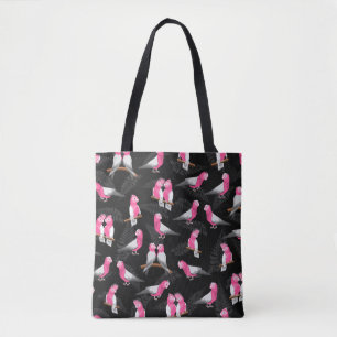 Galah rosa cockatoo mönster tygkasse