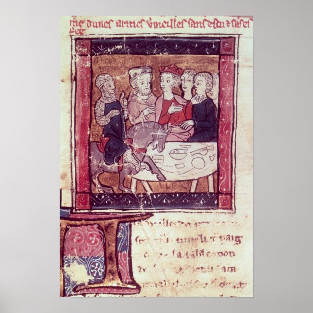 Galahad kommer till Arthur Poster (Framsidan)