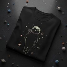 Galaktisk Katt Voyager Design – Rymdkatt Astronaut